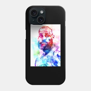 Lebron James Watercolor Phone Case