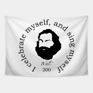 Walt Whitman Quote Tapestry