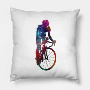 Cycling Bike sport art #cycling #sport #biking Pillow