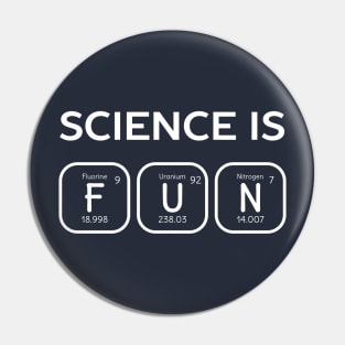 Science is fun periodic table of elements Pin