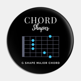 Chord Shapes G Shape Major Chord Tabs Pin