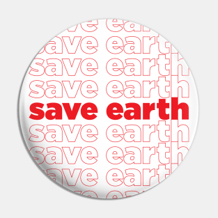 save earth Pin