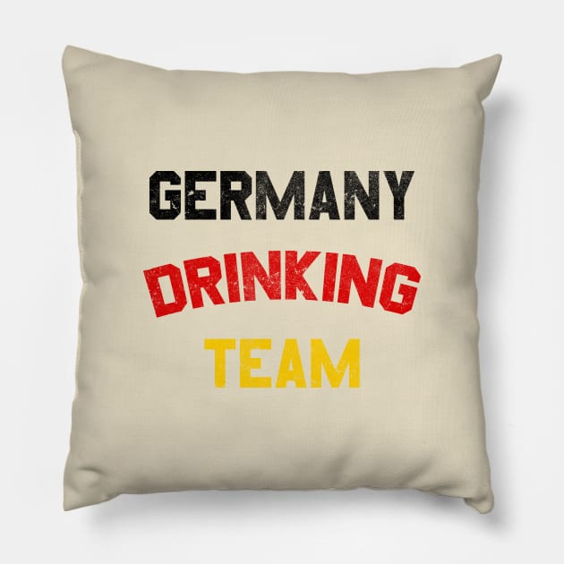 Germany Drinking Team Pillow by pelicanfly