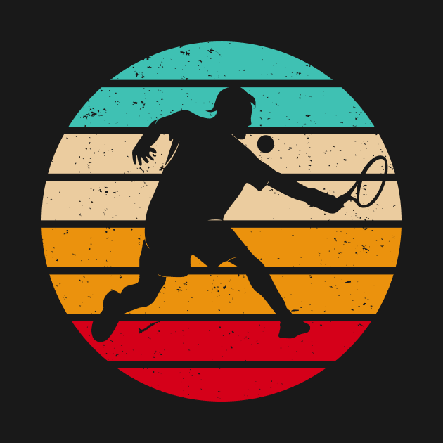 Tennis Vintage Retro Tennis Player Athlete by Foxxy Merch