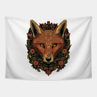 Ornamental fox Tapestry