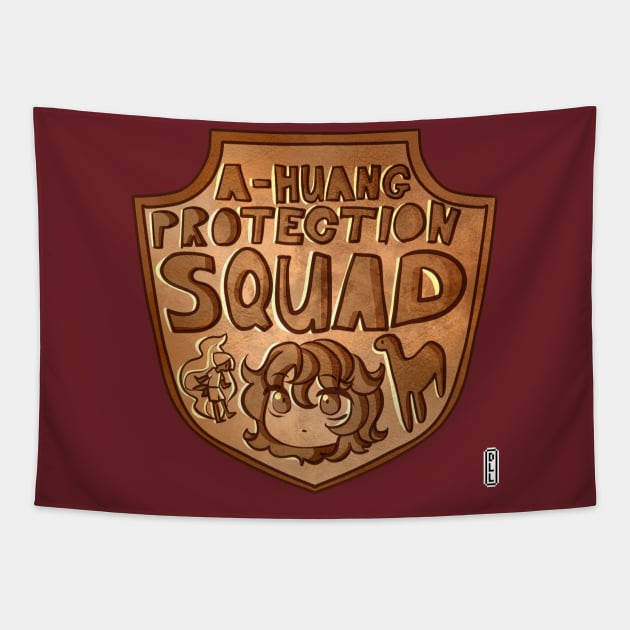 A-Huang Protection Squad Tapestry by darklightlantern@gmail.com