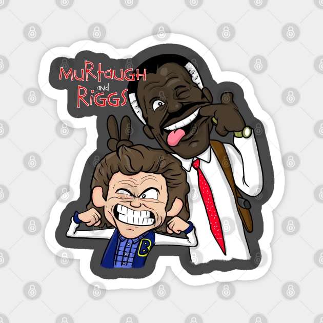 Murtaugh and Riggs Magnet by MarianoSan