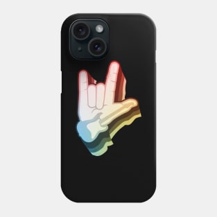 Retry Wavy - Rock On Phone Case