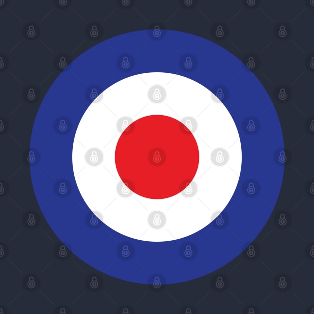 Brit pop, British Mod culture, Scooter, roundel by retropetrol