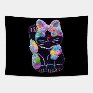 arcade lucky cat Tapestry