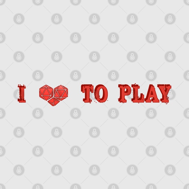 I love TO PLAY by ARTEMIDA