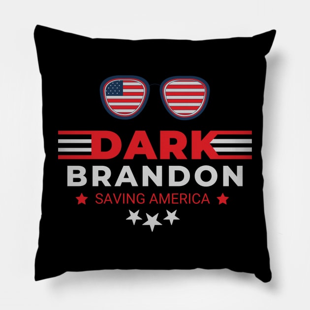 Dark Brandon Pillow by Myartstor 