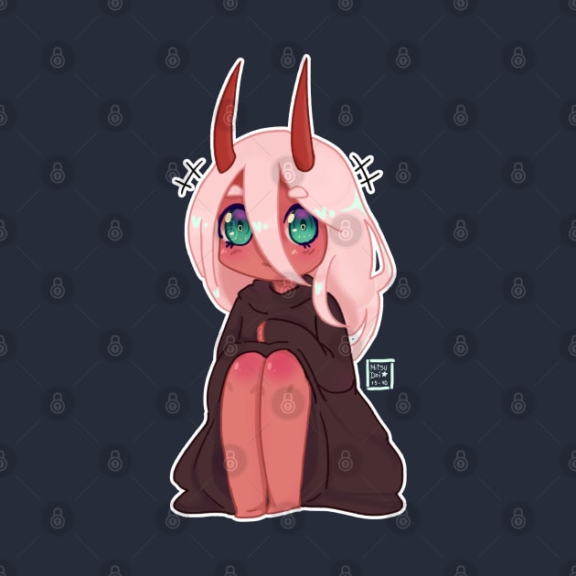 Zero Two Chibi by MitsuDai