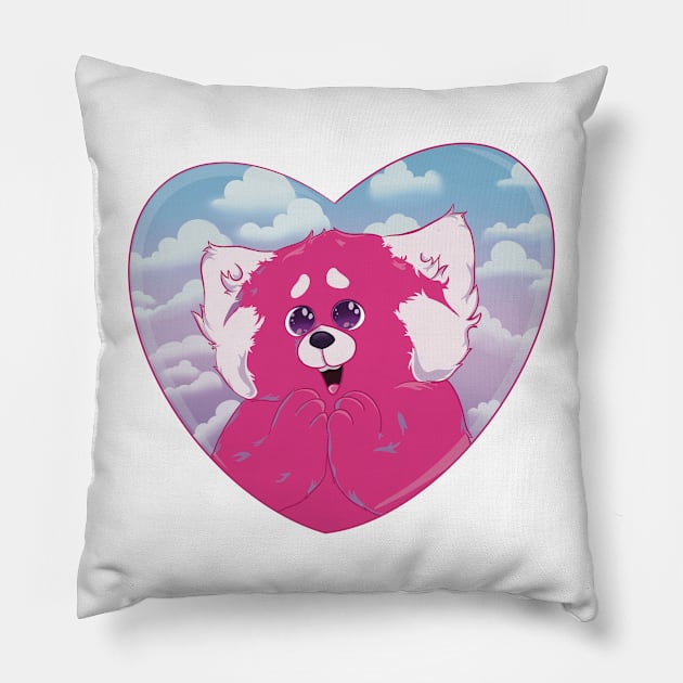 Lovely Red Panda Pillow by DistinctlyCurvy