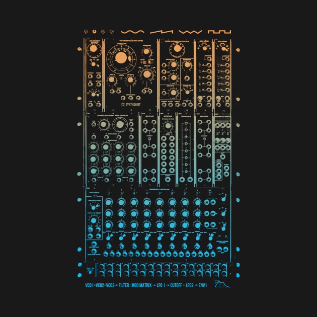 Modular 2 Gradient by Synthshirt