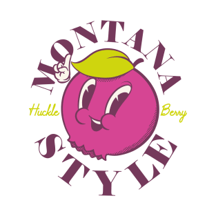 Montana Style | Huckleberry |  Iconic SignatureState Food T-Shirt