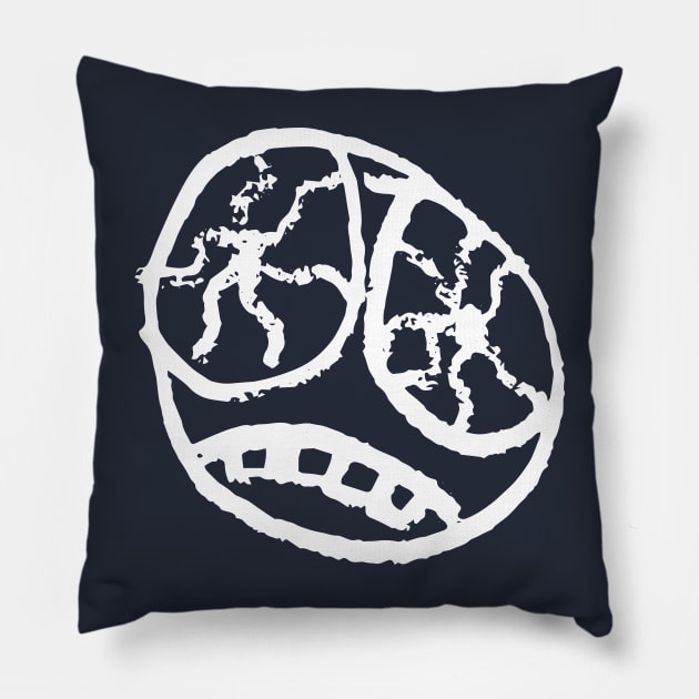 Deathly Night Eater Pillow by TheSmartyArty