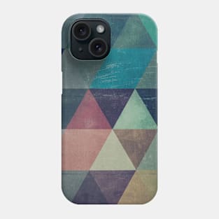 Colorfull triangles patten Phone Case