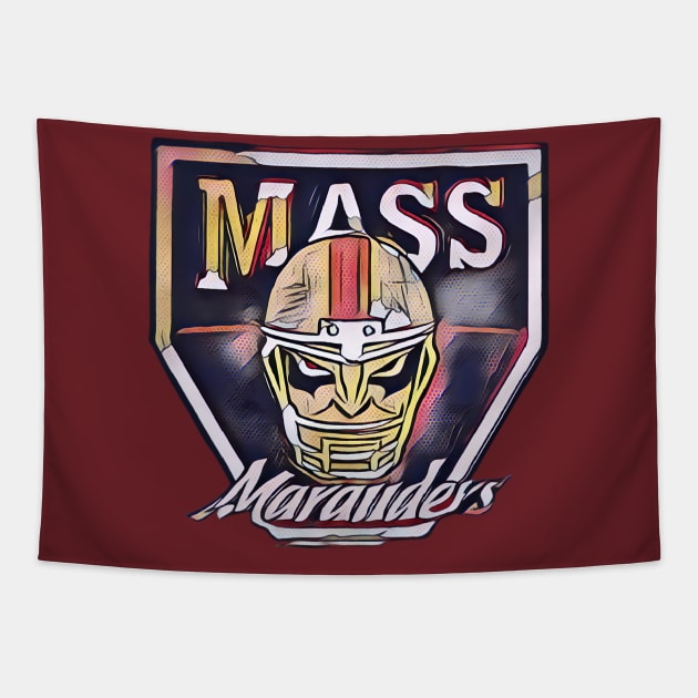 Massachusetts Marauders Football Tapestry by Kitta’s Shop