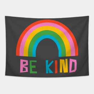 Be Kind Rainbow Tapestry