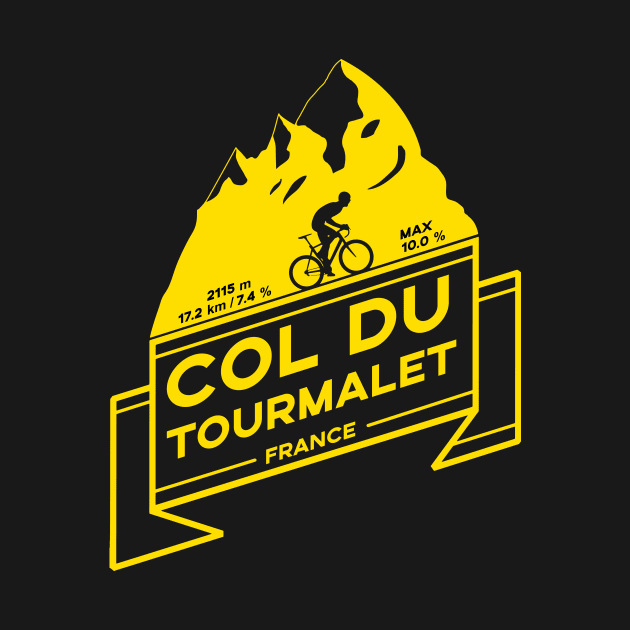 Col Du Tourmalet- Road Cycling by Dreamy Panda Designs