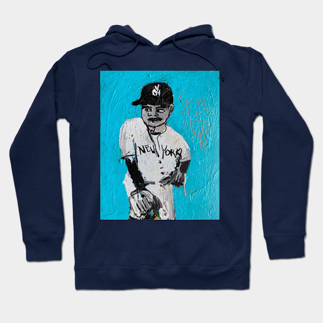 Babe Ruth 1920-1934 NY Navy Sweatshirt 4XL / Heather Navy