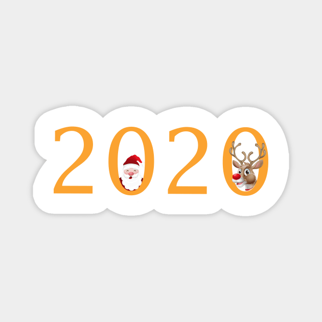 2020 Happy new year Magnet by makram