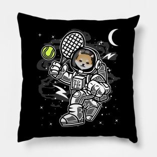 Astronaut Tennis Dogelon Mars ELON Coin To The Moon Crypto Token Cryptocurrency Blockchain Wallet Birthday Gift For Men Women Kids Pillow