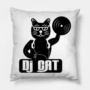 DJ cat Pillow
