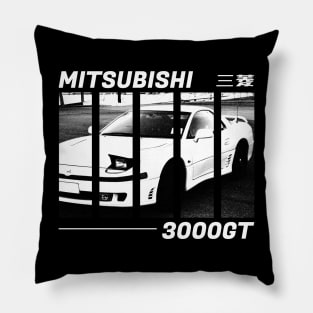 MITSUBISHI 3000GT Black 'N White 3 (Black Version) Pillow