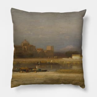 On the Viga, Outskirts of the City of Mexico by Samuel Colman Pillow