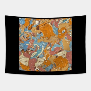 Retro Vintage 198 Tapestry