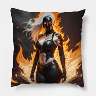 Fire girl Pillow