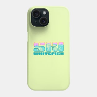 Ski Whitefish Phone Case