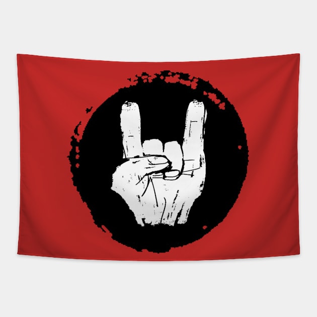 Inner Rockstar Grunge Hole Tapestry by LowKeyStoner