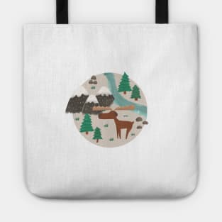 Moose Woodland Tote