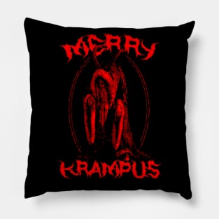 Merry Krampus Pillow