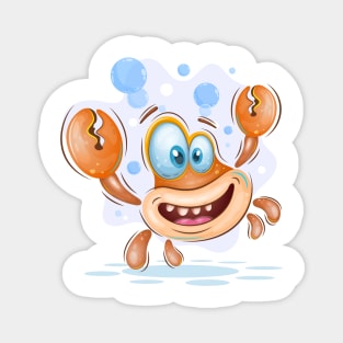 Cute cartoon crab Magnet