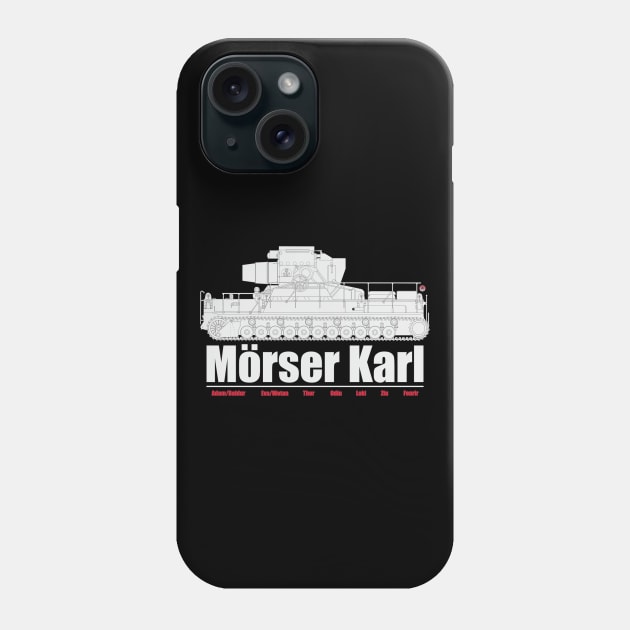 German heavy self-propelled mortar Karl Phone Case by FAawRay