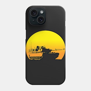 M1 Abrahms Sunset Phone Case