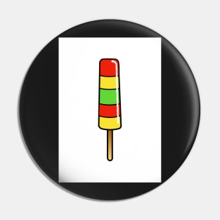 Striped Traffic Light Ice Lolly Pin