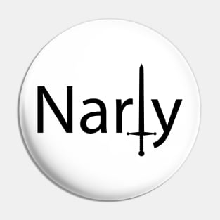 Narly artwork Pin