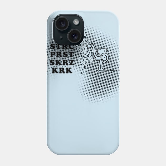 STRC PRST SKRZ KRK Phone Case by yaronstern