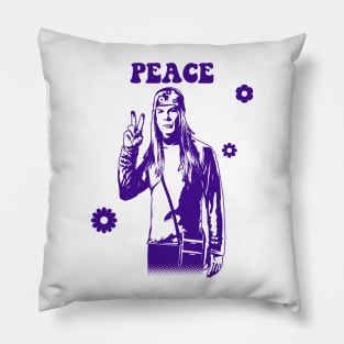 STAR TREK - Peace Hippie  2.0 - tie dye Pillow