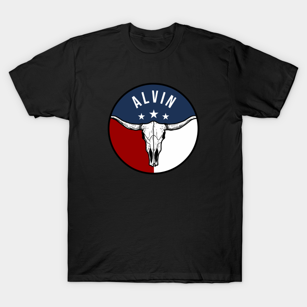Alvin Texas Longhorn State Flag - Alvin - T-Shirt | TeePublic