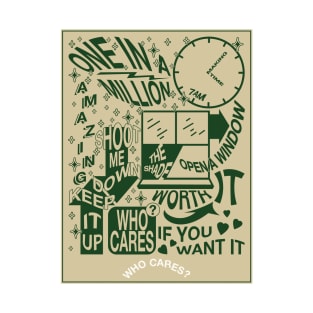 Who Cares? Poster (Tracklist) - Rex Orange County T-Shirt