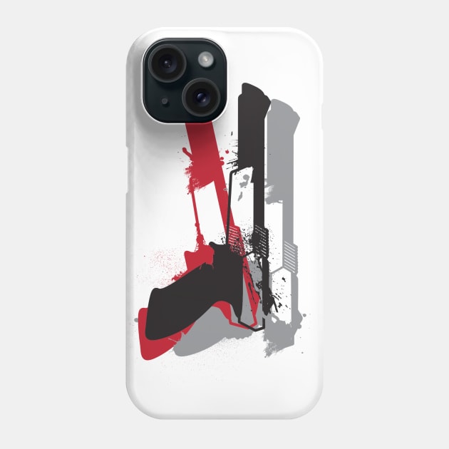 Pop Art Gamer Guns Phone Case by finkgraphics