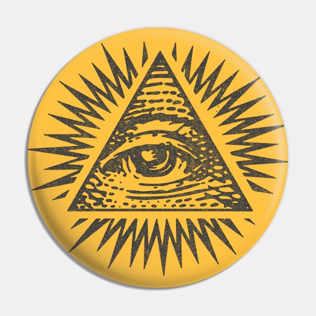 Faded-Style Illuminati Eye Pin by DankFutura