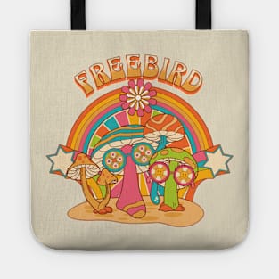 freebird mushroom band Tote