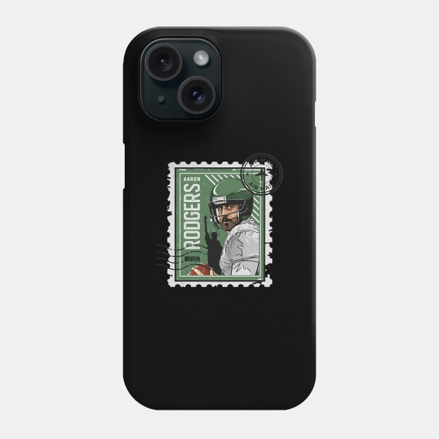 Aaron Rodgers New York J Stamp Phone Case by caravalo